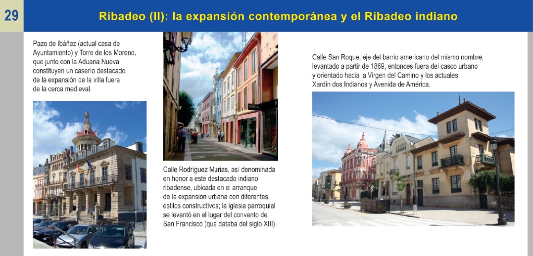 Imagen de una de las páginas de la guía (pueblos y villas)