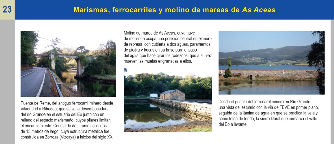 Imagen de una de las páginas de la guía (recodos)